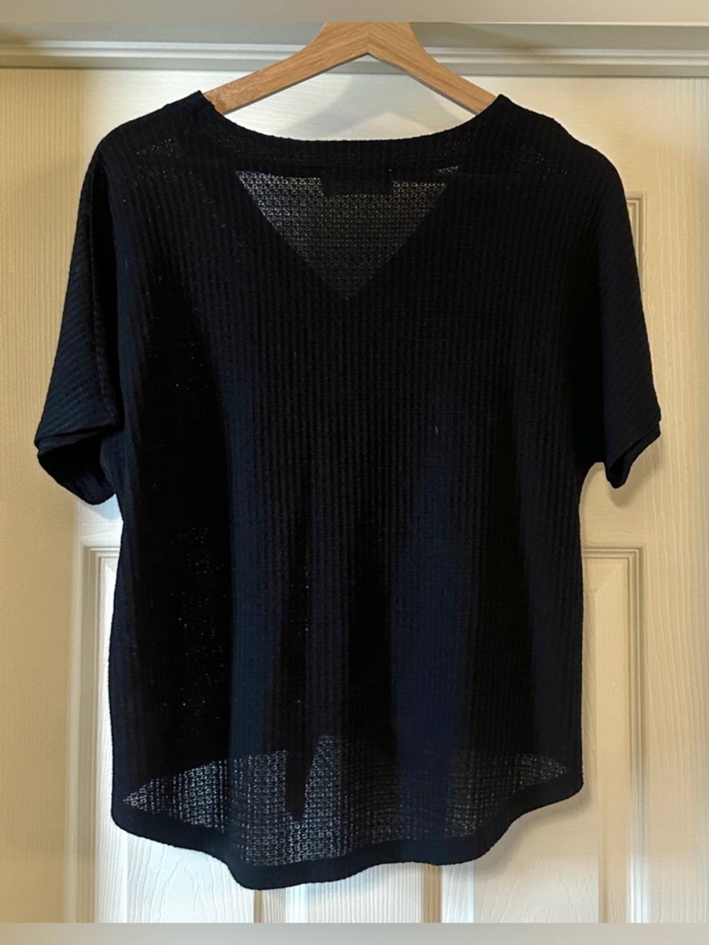 Double Zero button down crop - Picture 2 of 4